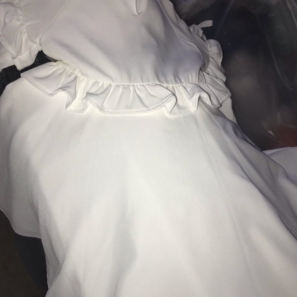 Girls white dress - Picture 3 of 7